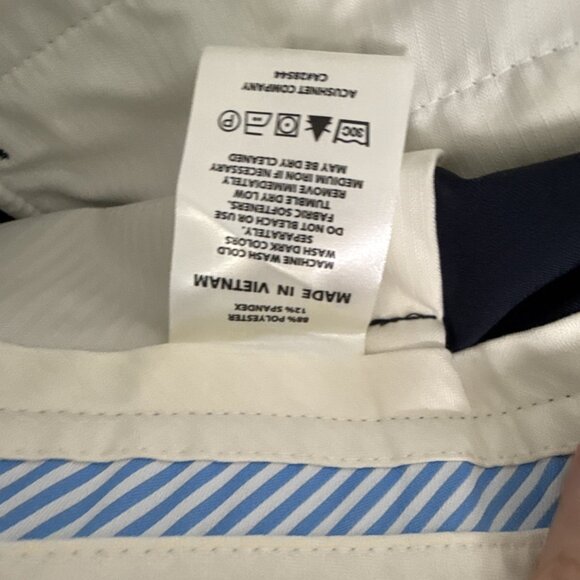 FootJoy FJ Dark Navy Blue Slash Pocket Casual Golf Pants Mens 38 x 32 Stretch - Picture 6 of 12